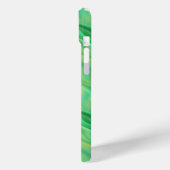 Pine Green Wavy Texture Case-Mate iPhone Case (Achterkant / Links)