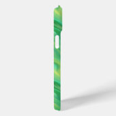 Pine Green Wavy Texture Case-Mate iPhone Case (Achterkant / Rechts)