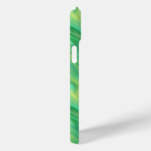 Pine Green Wavy Texture Case-Mate iPhone Case (Achterkant / Rechts)