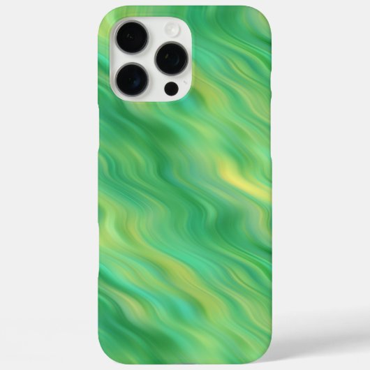 Pine Green Wavy Texture Case-Mate iPhone Case (Achterkant)