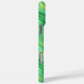 Pine Green Wavy Texture Case-Mate iPhone Case (Achterkant / Rechts)