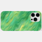 Pine Green Wavy Texture Case-Mate iPhone Case (Achterkant (horizontaal))