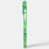 Pine Green Wavy Texture Case-Mate iPhone Case (Achterkant / Links)