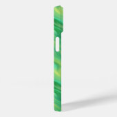 Pine Green Wavy Texture Case-Mate iPhone Case (Achterkant / Rechts)