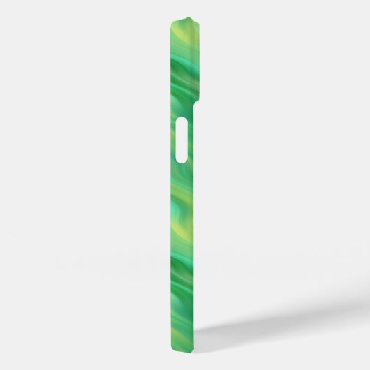 Pine Green Wavy Texture Case-Mate iPhone Case (Achterkant / Rechts)