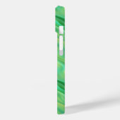 Pine Green Wavy Texture Case-Mate iPhone Case (Achterkant / Links)