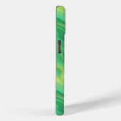 Pine Green Wavy Texture Case-Mate iPhone Case (Achterkant / Rechts)