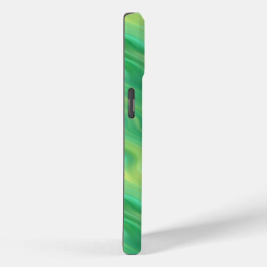 Pine Green Wavy Texture Case-Mate iPhone Case (Achterkant / Rechts)