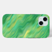 Pine Green Wavy Texture Case-Mate iPhone Case (Achterkant (horizontaal))
