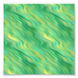 Pine Green Wavy Texture Foto Afdruk