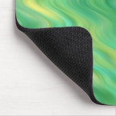 Pine Green Wavy Texture Muismat (Hoek)