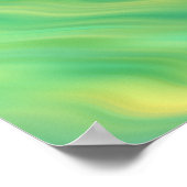 Pine Green Wavy Texture Poster (Hoek)