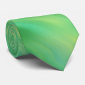 Pine Green Wavy Texture Stropdas (Opgerold)