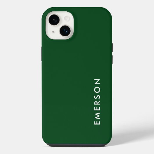 Pine Groen Kleurnaam iPhone Hoesje (Achterkant)