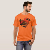 Pine Grosbeak T-shirt (Voorkant volledig)