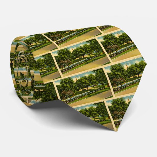 Pine Grove Park, Port Huron, Michigan Stropdas (Opgerold)