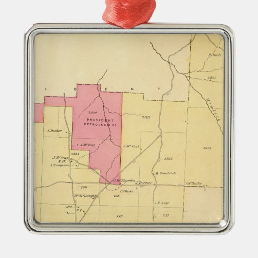 Pine Grove Township Metalen Ornament (Voorkant)