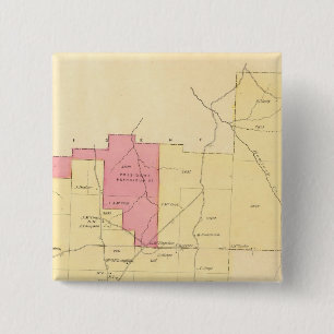 Pine Grove Township Vierkante Button 5,1 Cm