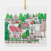 Pine Hill Village Holiday Ornament (Achterkant)