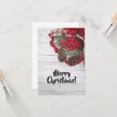 Pine & Holly Collectie Kaart (Voorkant / Achterkant in situ)