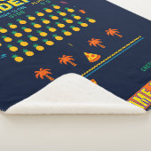 Pine Invaders-Pineapple Empire Retro Games Series Sherpa Deken (3/4)
