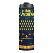 Pine Invaders-Pineapple Empire Retro Games Series Thermosbeker (Voorkant)