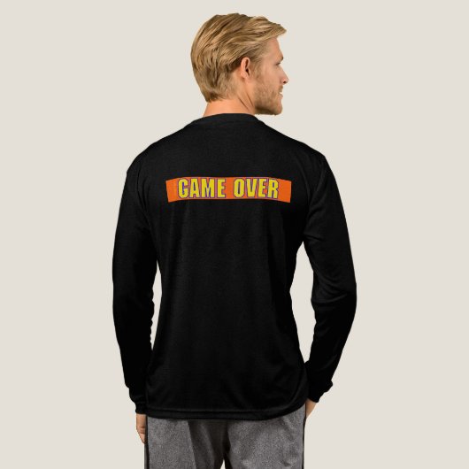 Pine Invaders-Pineapple Empire Retro Games Series Tri-Blend Shirt (Achterkant)