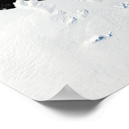 Pine Island Bay in West-Antarctica Poster (Hoek)