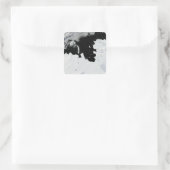 Pine Island Bay in West-Antarctica Vierkante Sticker (Tas)