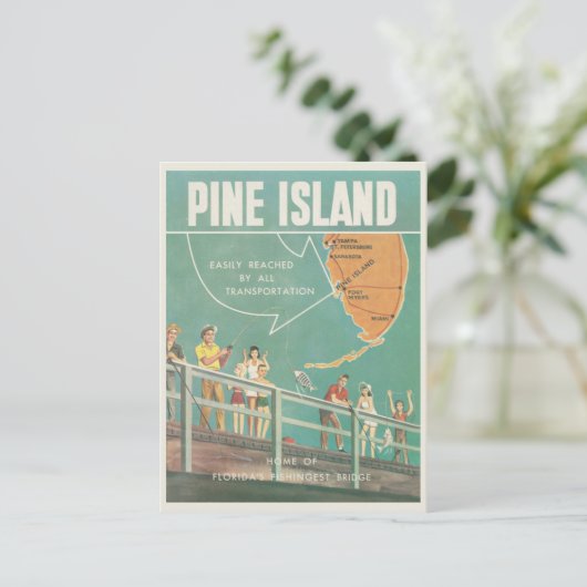 Pine Island en Matlacha Florida  Briefkaart (Staand voorkant)