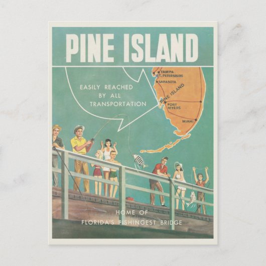 Pine Island en Matlacha Florida  Briefkaart (Voorkant)
