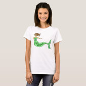 Pine Island, Florida Mermaid T-shirt (Voorkant volledig)