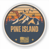 Pine Island, Florida Sticker (Voorkant)