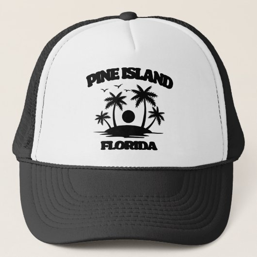Pine Island Florida Trucker Pet (Voorkant)