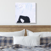 Pine Island Glacier Canvas Afdruk (Insitu (Slaapkamer))