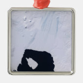 Pine Island Glacier Metalen Ornament (Voorkant)
