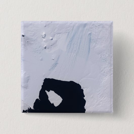Pine Island Glacier Vierkante Button 5,1 Cm (Voorkant)