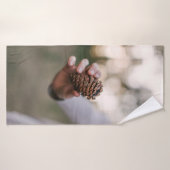 Pine kegelhout buitenshuis badhanddoek (Badhanddoek)