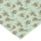 Pine kegels kerstpatroon - kerstcadeaus tafelkleed (Gekanteld)