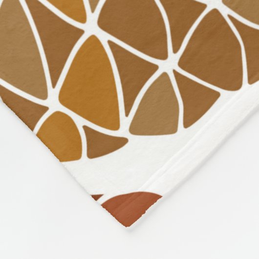 Pine-kegels naadloos patroon fleece deken (Hoek)