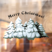 Pine Kerstboom Decoratie Gelukkige Klanten Raamsticker (Vel 2)