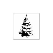Pine Kerstboom Vakantie Rubberstempel (Afrduk)