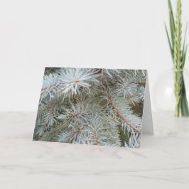 Pine kerstkaart feestdagen kaart