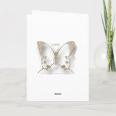 Pine kerstkaart kaart (Achterkant)