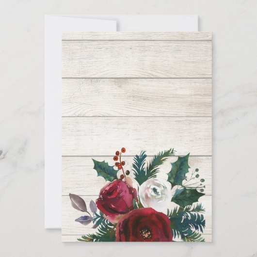 Pine-kerstkaart Zwangerschapskaarten Kaart (Achterkant)