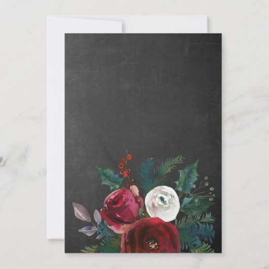 Pine-kerstkaart Zwangerschapskaarten Kaart (Achterkant)