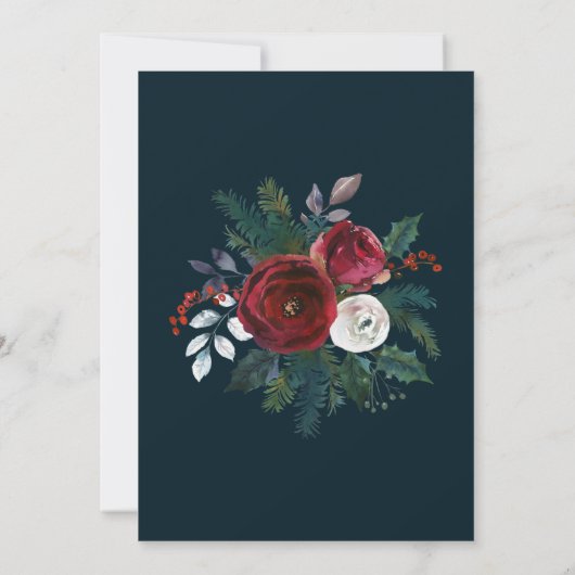 Pine-kerstkaart Zwangerschapskaarten Kaart (Achterkant)