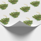  pine-kerstmis cadeaupapier (Hoek)