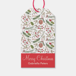 Pine kerstvogels | CadeauLabels