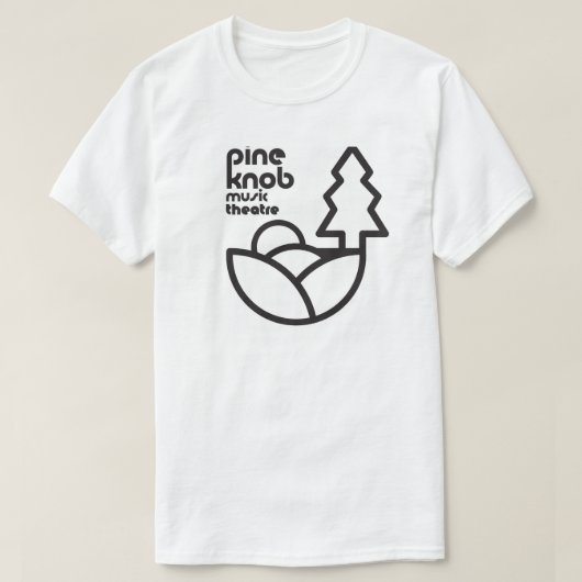 Pine Knob Mannen Basic T-Shirt (Design voorkant)